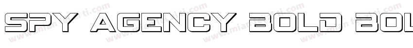 Spy Agency Bold Bold字体转换